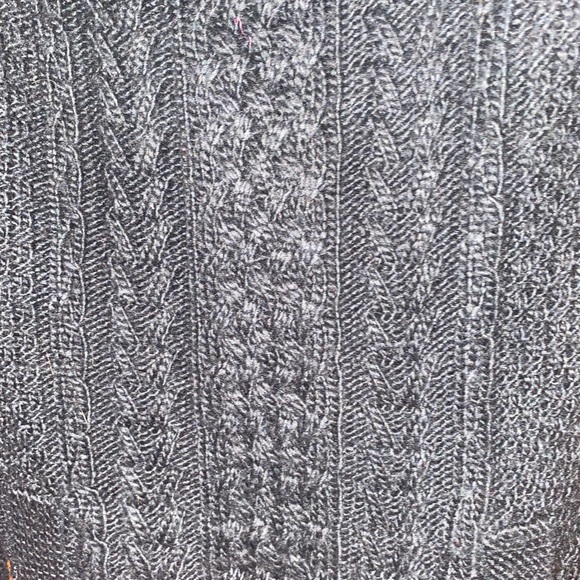 Rachel Roy black off the shoulder cable sweater women’s size small - Picture 5 of 10